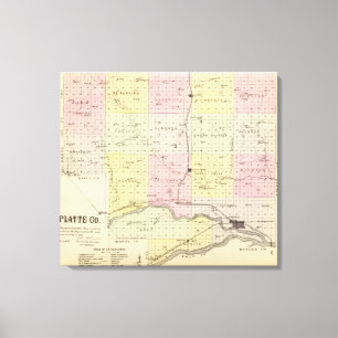 Impressão Em Tela Platte County, Nebraska