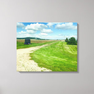 Impressão Em Tela Platteville, Wisconsin, Midwest, "arte do M"