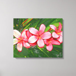Impressão Em Tela plumeria