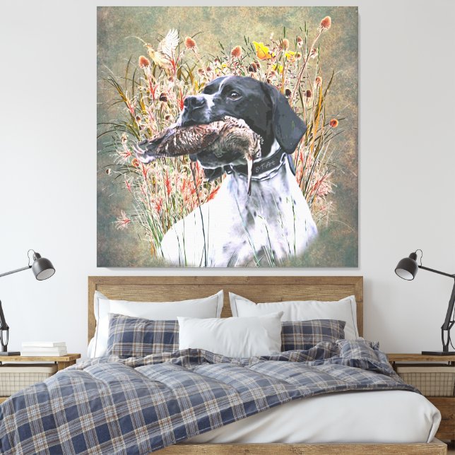 Impressão Em Tela Pointer inglês (Insitu(Quarto))