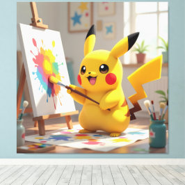 Impressão Em Tela Pokémon und seine Treue Freunde Leinwanddruck