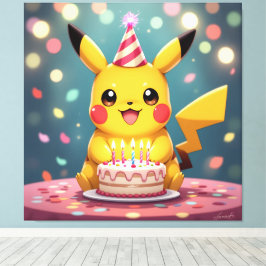 Impressão Em Tela Pokémon und seine Treue Freunde Leinwanddruck