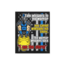 Policial Troiano Guerreiro Eu Sou A Tempestade