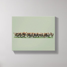 Impressão Em Tela Poll Herefords