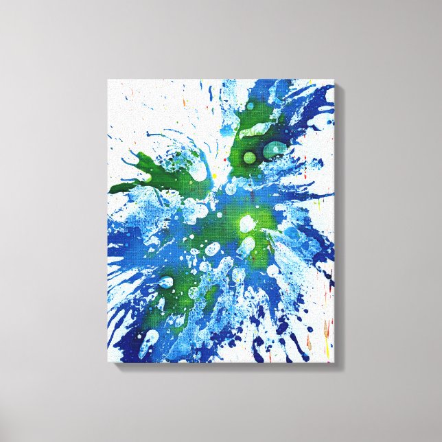 Impressão Em Tela Polocromático nº 14 por Michael Moffa (Frente)