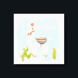 Impressão Em Tela Pom Pom Llama Rama - Llater Llosers<br><div class="desc">Pom Pom Llama Rama IV por June Erica Vess. Apresenta um lama relaxado com a frase "Llater Llosers".</div>