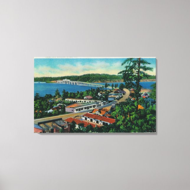 Impressão Em Tela Ponte Alsea Bay em Waldport, Oregon (Frente)