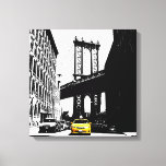 Impressão Em Tela Ponte Brooklyn Yellow Taxi Nova Iorque Nyc<br><div class="desc">Ponte do Brooklyn - Impressão de Canvas de Arte Pop de Táxi Amarelo Nyc.</div>