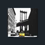 Impressão Em Tela Ponte Brooklyn Yellow Taxi Nova Iorque Nyc<br><div class="desc">Ponte do Brooklyn - Impressão de Canvas de Arte Pop de Táxi Amarelo Nyc.</div>