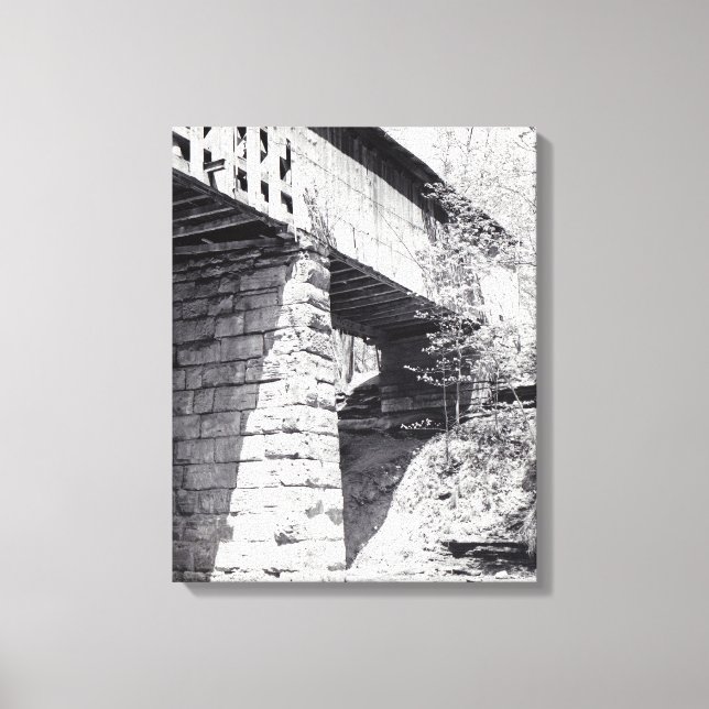 Impressão Em Tela Ponte coberta (Frente)