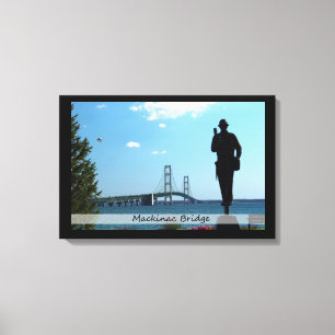 Impressão Em Tela Ponte de Mackinac/canvas