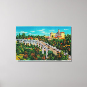 Impressão Em Tela Ponte de Seco do Arroyo, ponte da rua de Colorado