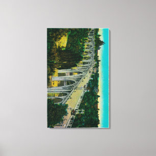 Impressão Em Tela Ponte de Seco do Arroyo, ponte da rua de Colorado