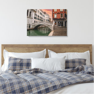 Impressão Em Tela Ponte di Canonica Veneza Itália