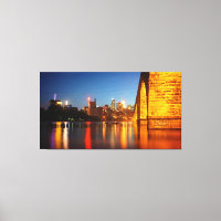 Ponte do Arco de Pedra de Minneapolis à Noite