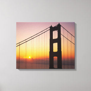 Impressão Em Tela Ponte Golden Gate, São Francisco, Califórnia,