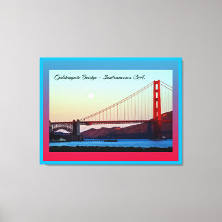 Impressão Em Tela Ponte Goldengate San Francisco CA.