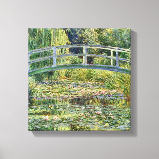 Impressão Em Tela Ponte Japonesa Claude Monet Fine Art (Frente)