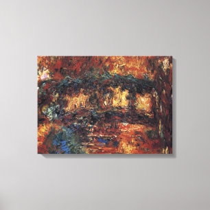 Impressão Em Tela Ponte Japonesa por Claude Monet, Vintage Fine Art