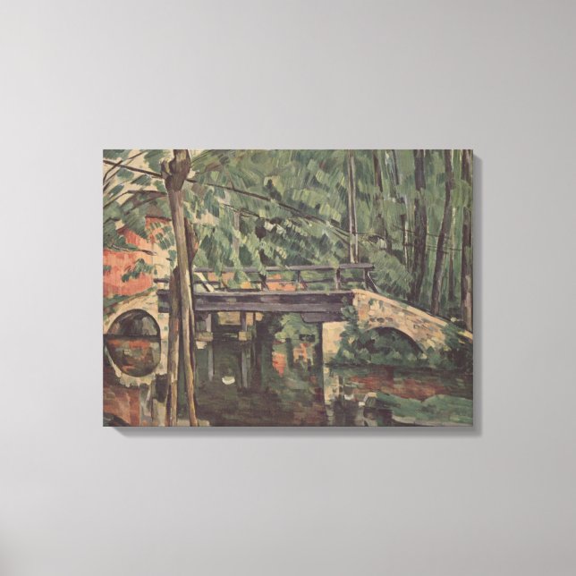 Impressão Em Tela Ponte Maincy - Paul Cezanne - c1880 (Frente)