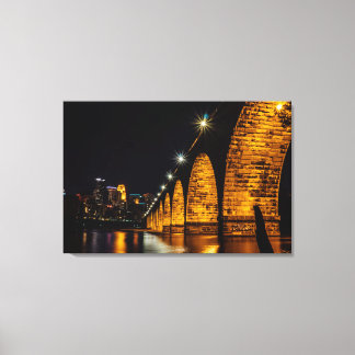 Impressão Em Tela Ponte Minneapolis Stone Arch