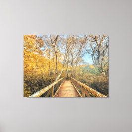 Impressão Em Tela Ponte para a floresta