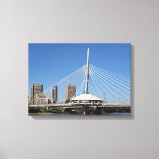 Impressão Em Tela Ponte Provencher de Winnipeg
