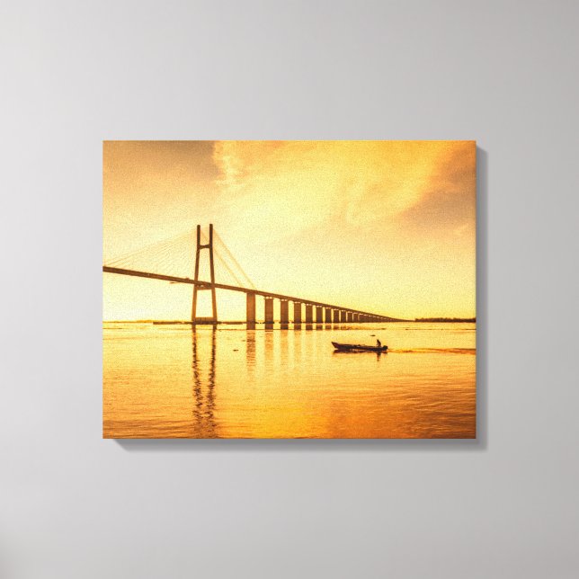 Impressão Em Tela Ponte Rosario Victoria (Frente)