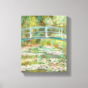 Impressão Em Tela Ponte sobre um lixão de água por Claude Monet