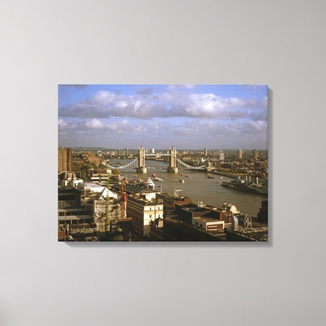 Impressão Em Tela Ponte Torre nos anos 90 (Frente)