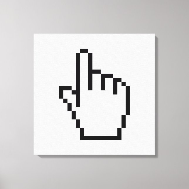 IMPRESSÃO EM TELA PONTEIRO DA MÃO DO COMPUTADOR/CURSOR DO MOUSE (Frente)
