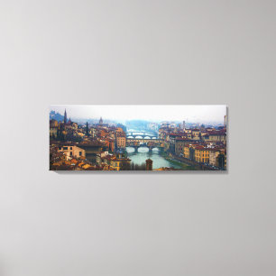 Impressão Em Tela Pontes de Florença Italia