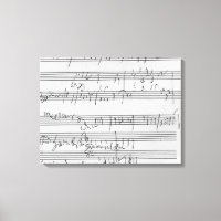 Pontuação musical manuscrita