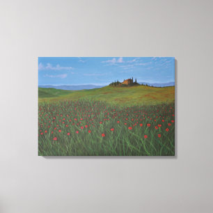 Impressão Em Tela Poppy Paradise