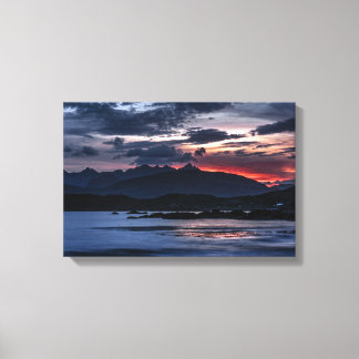 Impressão Em Tela Pôr do sol da crista de Cuillin na Ilha de Skye