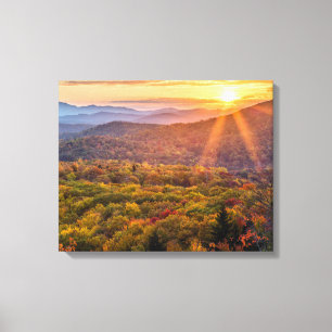 Impressão Em Tela Pôr do sol de outono de Beacon Heights