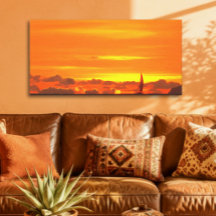 Pôr do sol de veleiro no México Panorâmico 1300 Ar