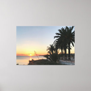 Impressão Em Tela Pôr do Sol em Armacao de Pera Bay Algarve