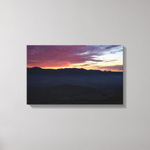 Pôr do sol sobre as Montanhas no sul de Oregon