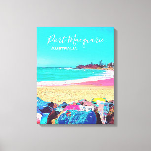 Impressão Em Tela Port Macquarie NSW, cenário de viagem da Austrál