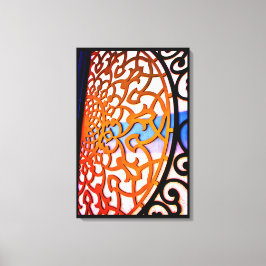 Impressão Em Tela Porta Árabe