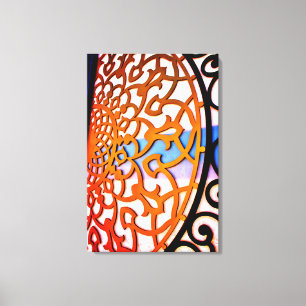 Impressão Em Tela Porta Árabe