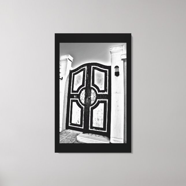 Impressão Em Tela Porta Árabe (Frente)