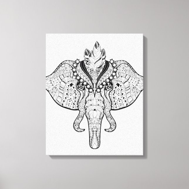 Impressão Em Tela Porta de elefante de circo 6 (Frente)