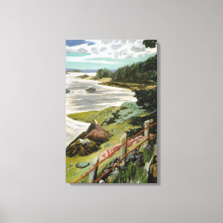 Impressão Em Tela Porta de Fairfield - CABOS VERMELHOS 1940