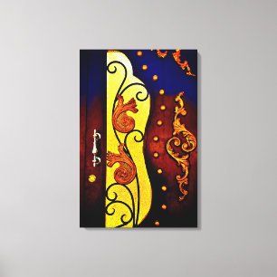 Impressão Em Tela Porta decorativa