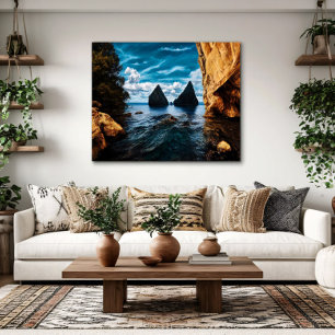 Impressão Em Tela Portais Oceânicos