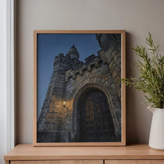 Impressão Em Tela Portão do Castelo de Neuschwanstein ao Crepúsculo