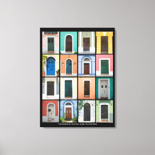 Impressão Em Tela Portas WC de San Juan velho, Puerto Rico