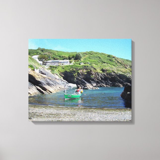 Impressão Em Tela Portloe Cornwall Inglaterra (Frente)